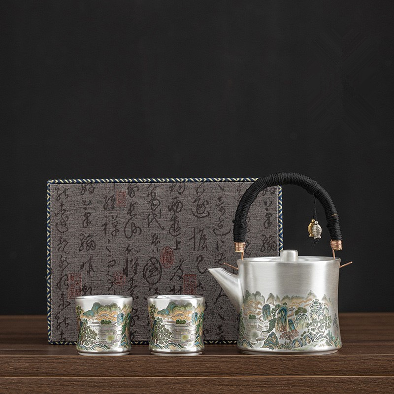 Conjunto de chá Kung Fu PYH Li - Gift Box Wrap Set avaliação e preço